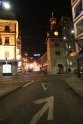 Molard square at night, Geneva Switzerland